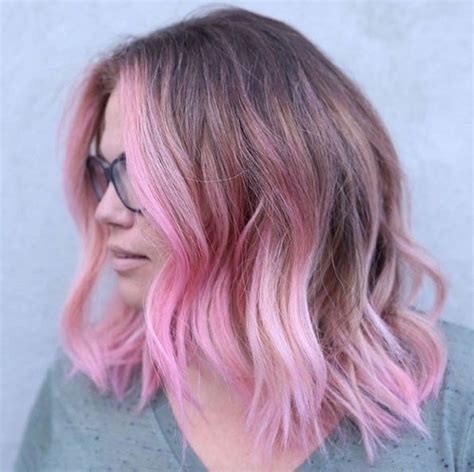 Pink Balayage Hair Styles Ombre Hair Blonde Beleyage Hair