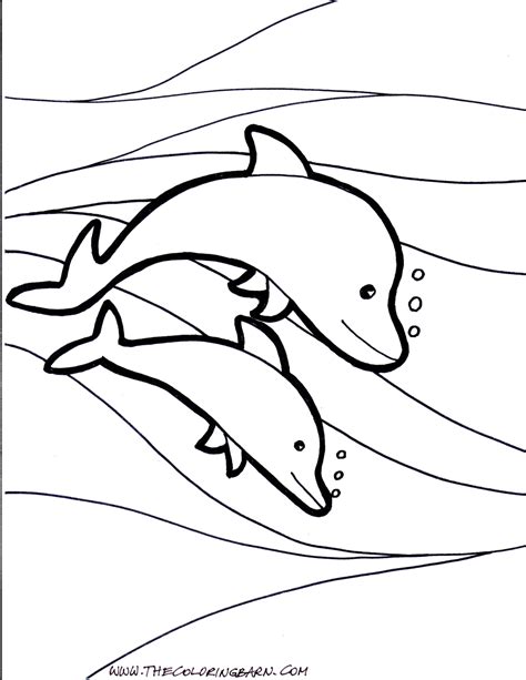 A series of coloring pages with marine animals. Porpoise Coloring Pages at GetColorings.com | Free ...