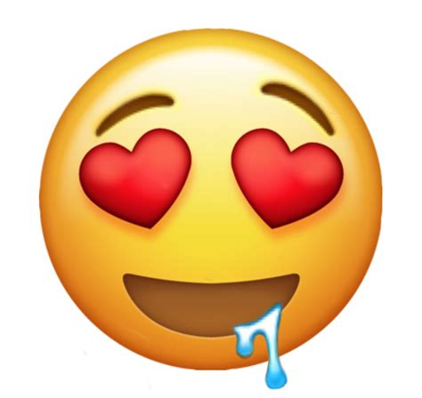 Foto Emoji Love Emoji In Love Emotion Of Happiness Amorously Smiling