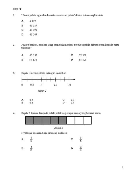 Ia adalah mekanisme dalam mencapai sesuatu objektif pembelajaran yang kompetatif. Soalan Ujian Bulan Mac Matematik Tingkatan 4 - Download 49K