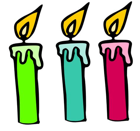 Cute And Quirky Cartoon Candle Cliparts For Your Design Projects
