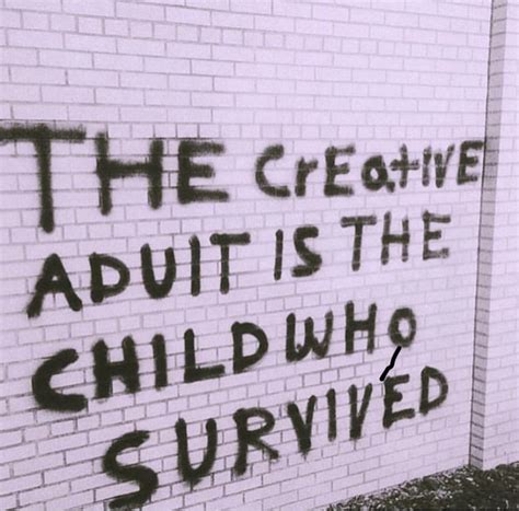 The Creative Adult Is The Child Who Survived Anonymous 100x100 R