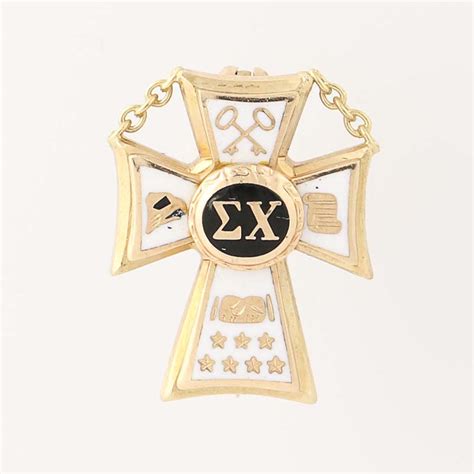 Read online books for free new release and bestseller Sigma Chi Cross Pin 10k Yellow Gold Vintage Badge ...