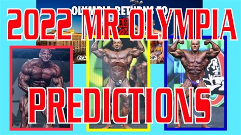 Mr Olympia Predictions YouTube