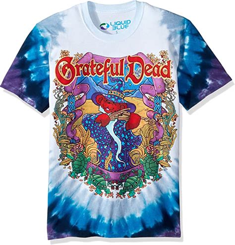 Liquid Blue Men S Grateful Dead Terrapin Moon T Shirt Clothing