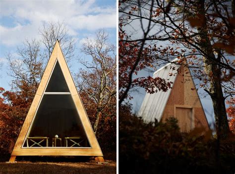 This is a beautiful cabin. Den's DIY flat-pack cabin kit takes just 3 days to build