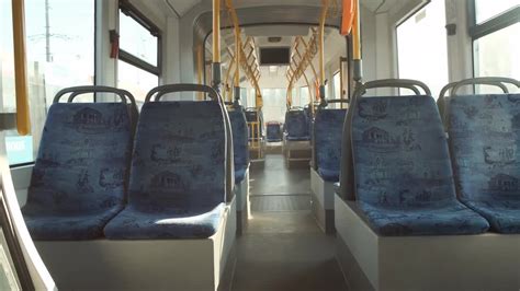 Seats In An Empty Bus Stock Video Motion Array