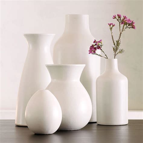 Pure White Ceramic Vases West Elm Australia