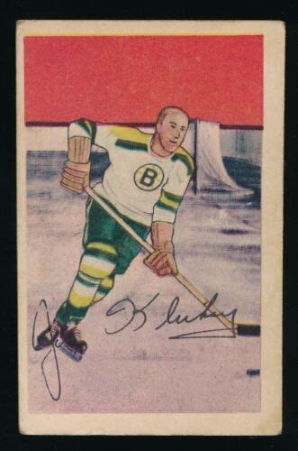 1952 53 Parkhurst Hockey 75 Joe Klukay Boston Bruins Ebay