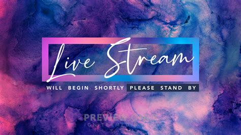 Canvas Live Stream Will Begin Shortly Title Graphics Life Scribe
