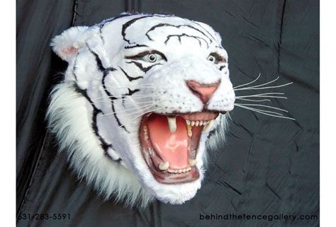 White Tiger Head Wall Mount Tiger Saf2107 W 19999 Life Size