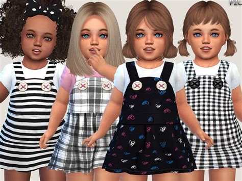 The Sims Resource Cute Toddler Dresses Collection 02 By
