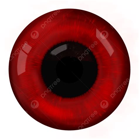 Red Color Vampire Realistic Magical Fantasy Eye Pupil Eyeball Eyeball