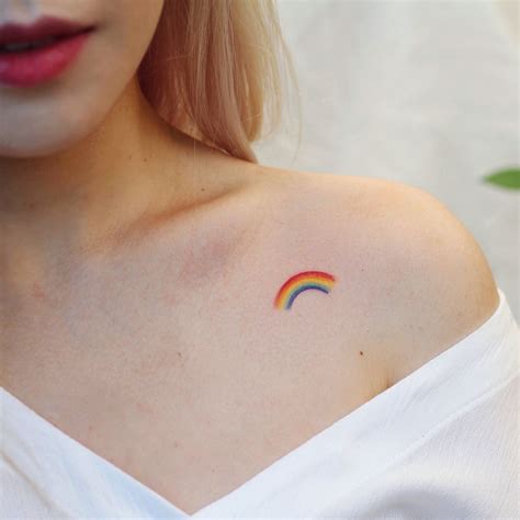 Tiny Rainbow Tattoo 🌈 Studiobysol Vanetattoo Studiobysol