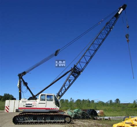 Terex HC80 80 Ton Lattice Boom Crawler Crane For Sale Hoists Material