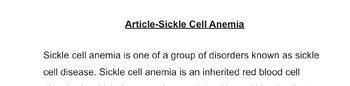 Article Sickle Cell Anemia Punnett Squares By Coach Smith Science