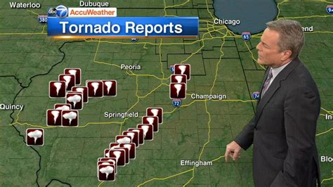 12 Tornadoes Reported In Central Illinois Abc7 Chicago