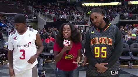 Too Funny Atlanta Hawks Fan Tried To Guard Streetball Legend Hotsauce