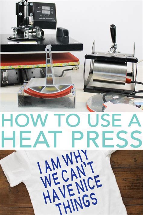 How To Use A Heat Press Heat Press Machine Tutorials Heat Press