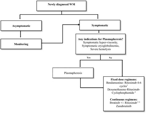 Treatment Algorithm For Newly Diagnosed Waldenström Notes Br Is