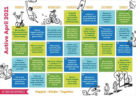 Action Calendars For Planing Joyful Months Samim