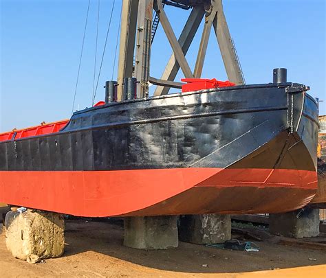 Small Hopper Barges River Barge Dredger 60m3 Dredger