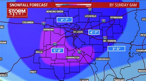 Snow In The Forecast For St Louis This Weekend Here S How Much We May