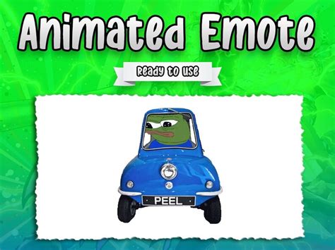 Pepe The Frog Peel Meme Animated Twitch Emote Emote For Streamers Or