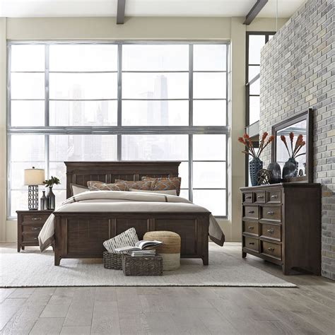 Liberty bedroom furniture strikes the perfect balance between classic timelessness and the modern home. Liberty Furniture Saddlebrook Queen Bedroom Group | Rooms ...