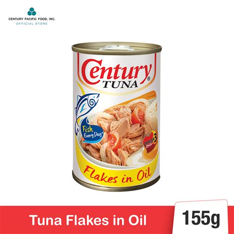 Century Tuna Flakes In Oil 155g Shopee Philippines