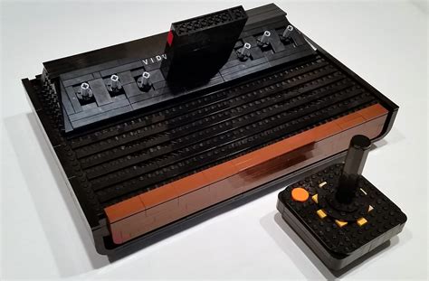 Lego Ideas Atari 2600 Video Computer System Heavy Sixer With Joystick