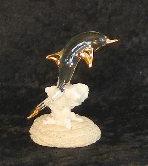 Blown Glass Dolphins