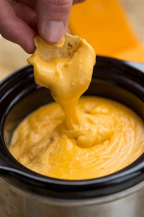 The Easiest Slow Cooker Nacho Cheese Sauce Ever And No Processed