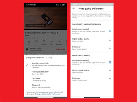 Youtube Has Enhanced Some Resolution Controls On Mobile Apps While