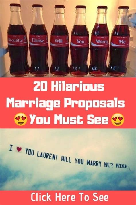 20 Hilarious Marriage Proposals Marriage Proposals Hilarious Weird