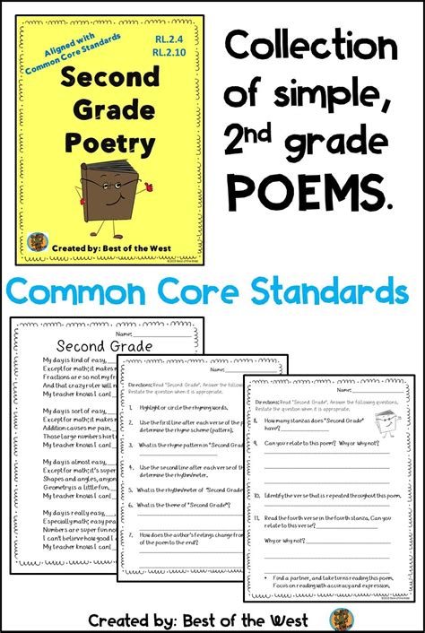 Poetry Book For Second Grade