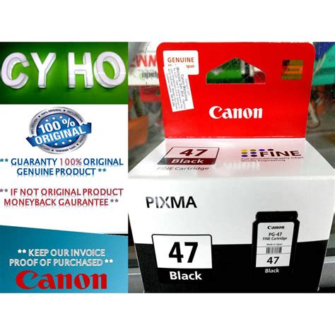 Canon pixma mp460 ink and paper packs. CANON PG-47 BLACK INK CARTRIDGE FOR E400/E410/E417/E460 ...