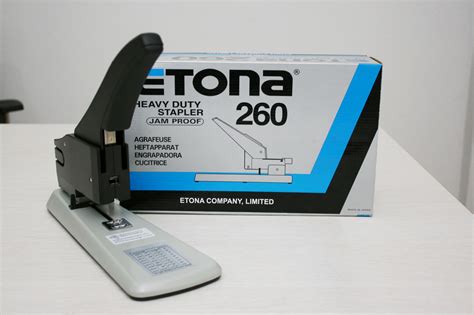 Jual Stapler Etona 260 Heavy Duty Stapler Besar Di Atas 200 Lembar