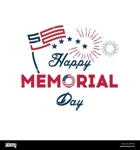 Usa Memorial Day Background Happy Memorial Day Concept National Memorial Day Celebration