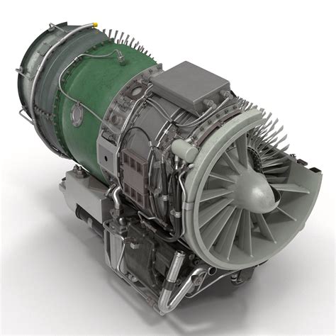 Turbojet Engine General Electric J85 Sectioned 3d Model 3d Model 219