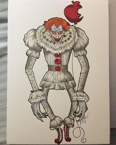 Ça (2017) : Dessins fanarts drôles du clown qui fait peur
