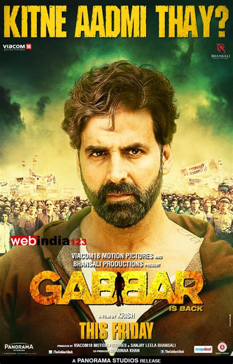 Gabbar Is Back Bollywood Movie Trailer Review Stills