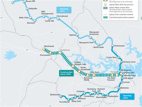 Metro West Rail Line Will Reduce Travel Time Between Parramatta And The