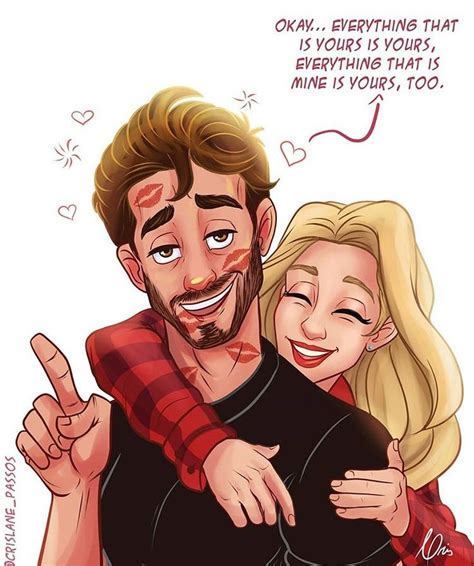 Pin By Cara On Husband And Wife Comics♥️ Funny Cartoons Drawings Cute Couple Comics Couple