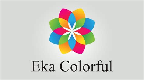 Colorful Logo With Illustrator Youtube