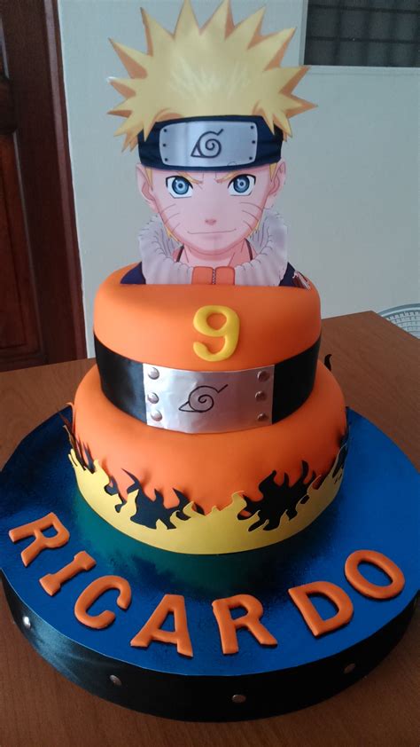 Naruto Birthday Cake Ideas By Farafa Naruto Birthday Ninja Birthday