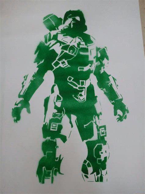 Master Chief Stencil Halo 4 Rstencils