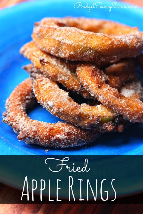 Fried Apple Rings Recipe Budget Savvy Diva