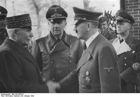 World War Two Daily October 24 1940 Hitler And Petain