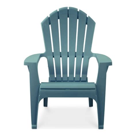 Adams® earth brown adirondack patio chair. Adams Manufacturing Teal Stackable Plastic Stationary ...